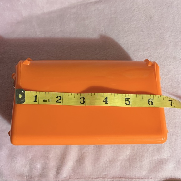 🎉HP!🎉 Orange Jelly Studded Crossbody Bag — NWOT - Picture 11 of 13